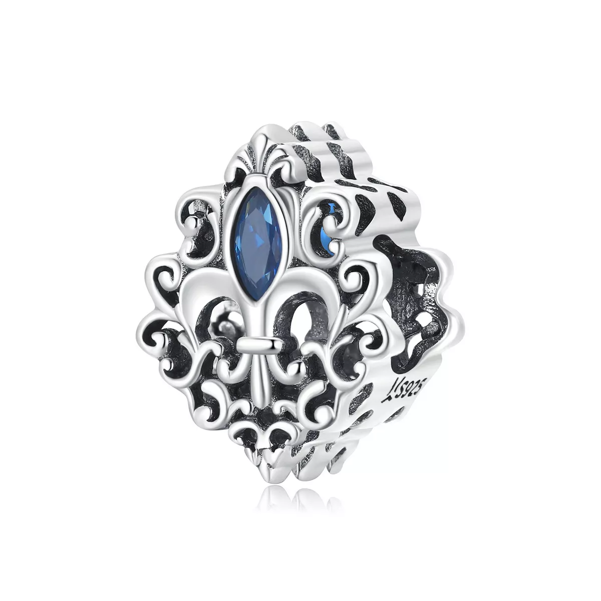 pandora tarzı vintage desen su damlaları küpe scc2151