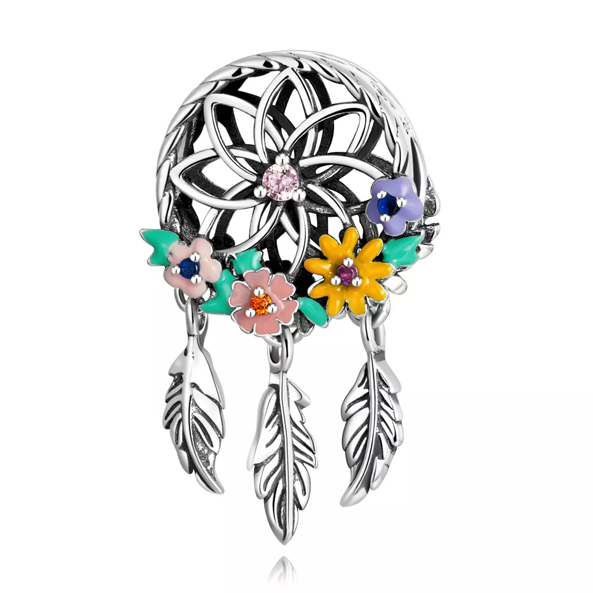 pandora tarzı çelenk rüya avcısı charm bsc589