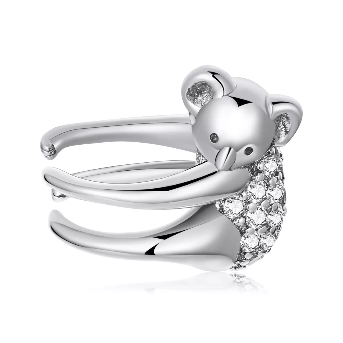 pandora stili koala kulak klipsi sce1338