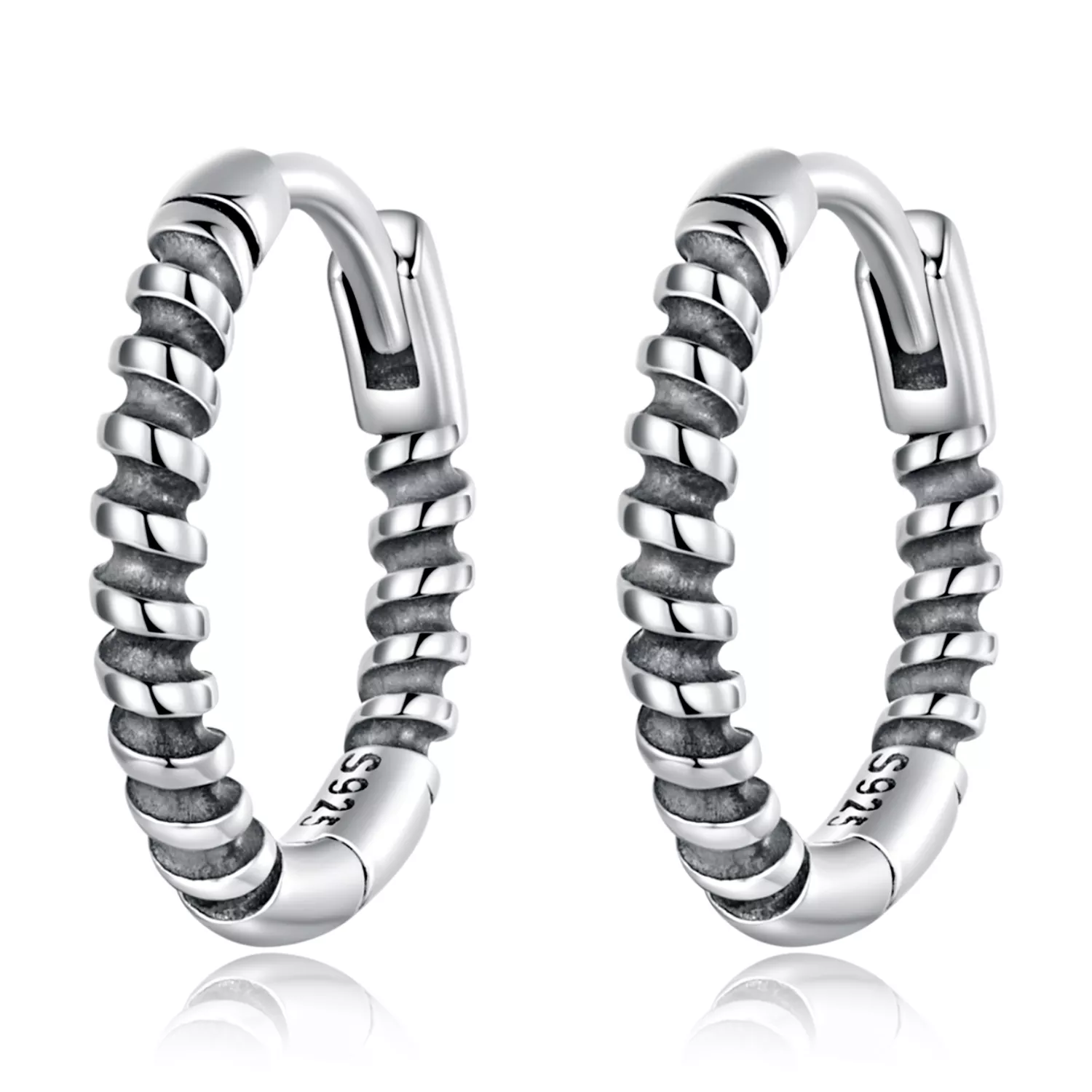 pandora stili basit i̇pli küpe sce1423