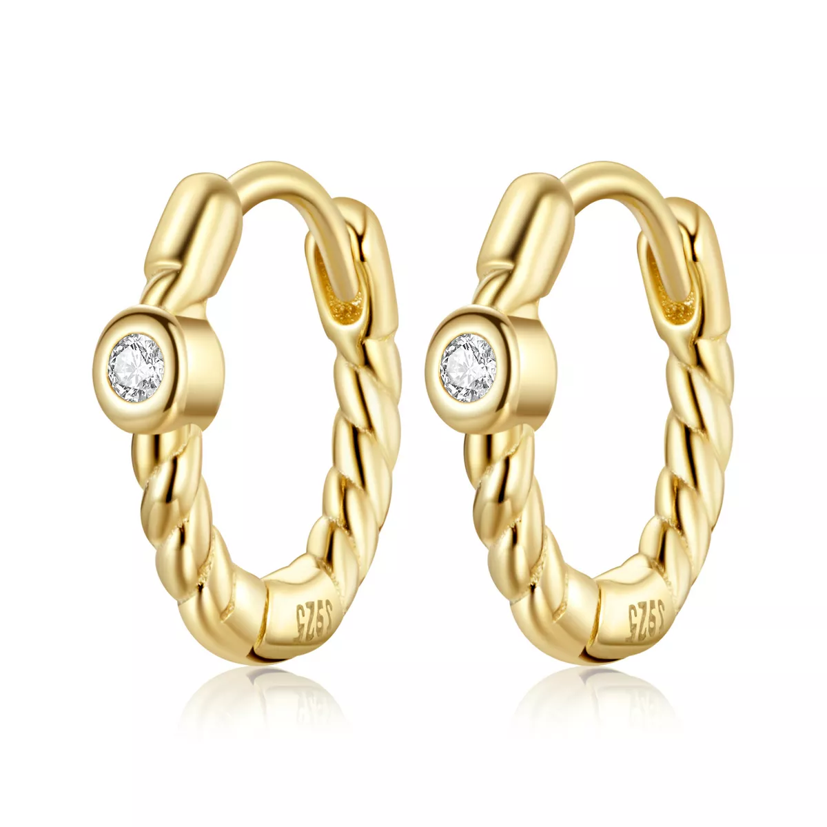 pandora stili fransız çember küpeler sce1255