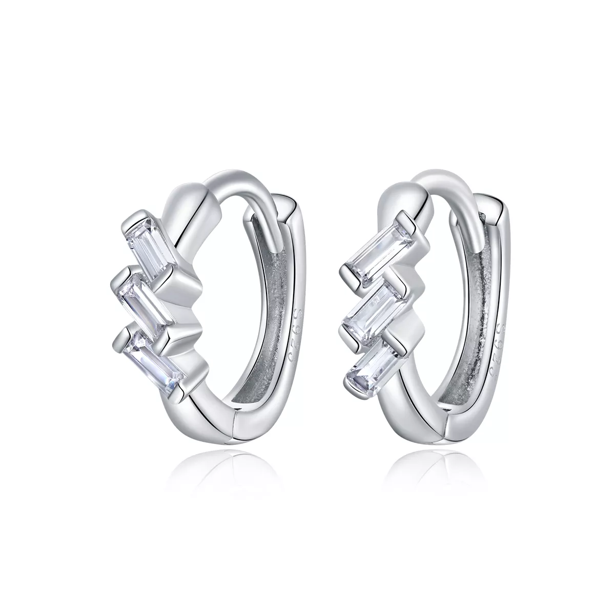 pandora stili geometrik hoop küpe sce1037
