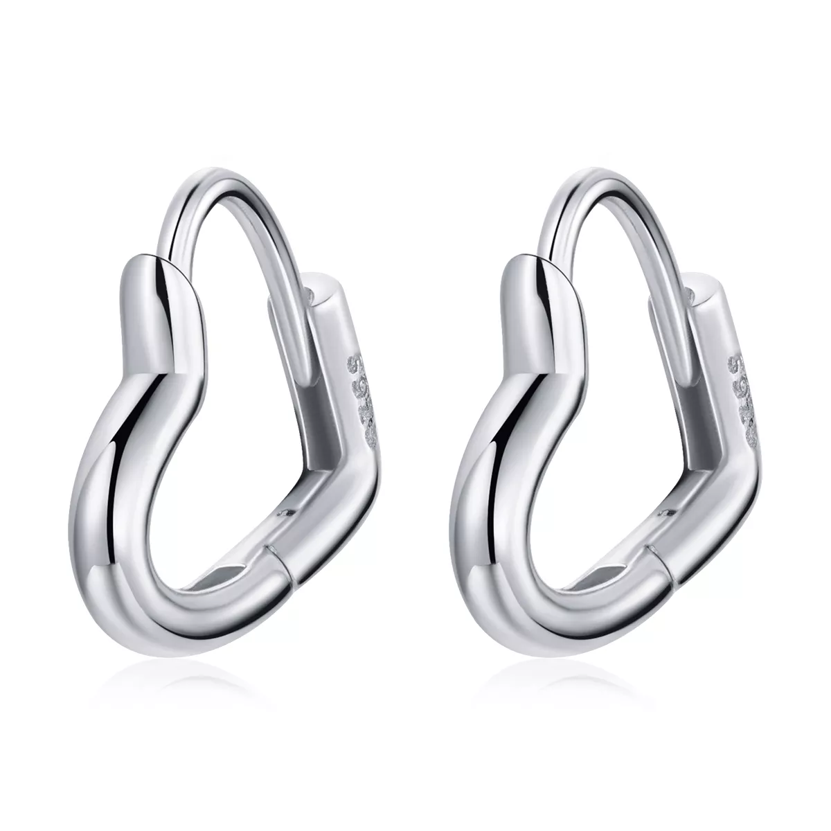 pandora stili metal kalp küpe halkaları sce1174 a
