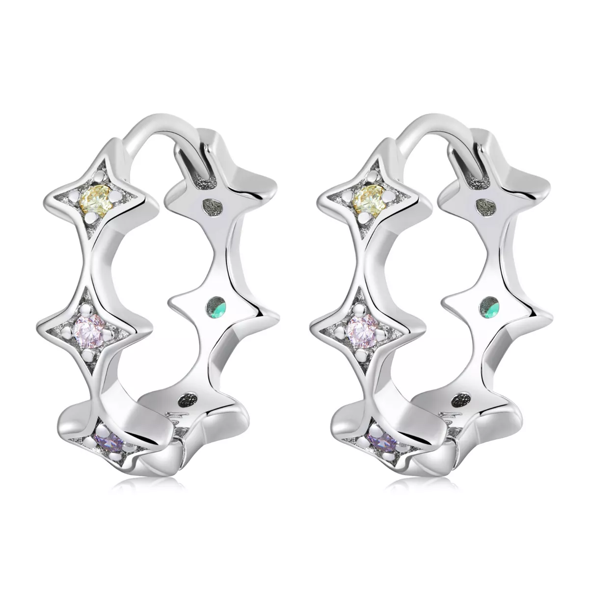 pandora tarzı erkek yıldız küpe sce1389
