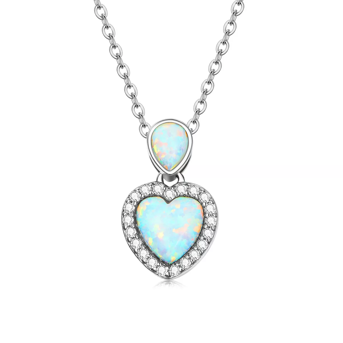 pandora stili opal aşk kolye bsn243