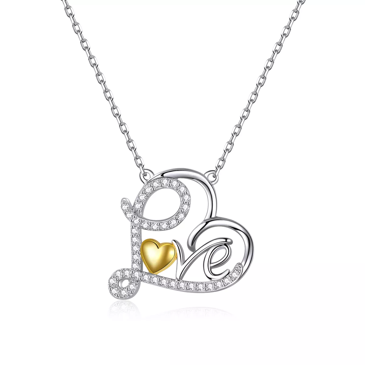 pandora tarzı true love kolye scn436