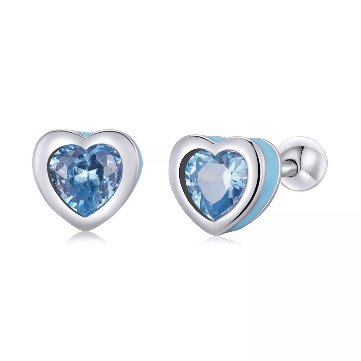 pandora stili basit aşk küpe sce1352 lb