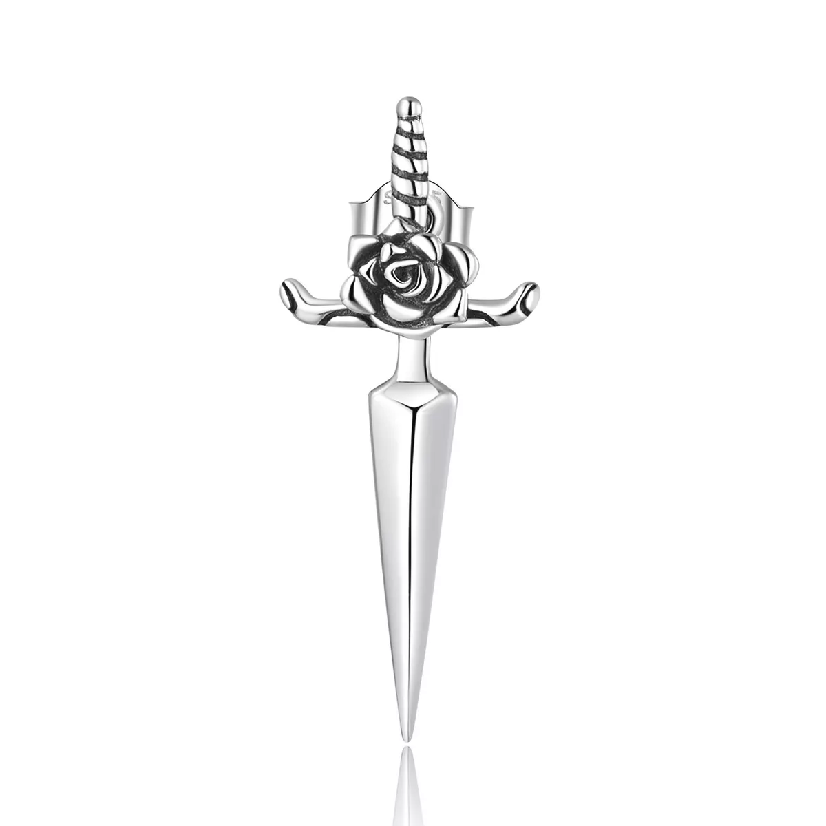 pandora stili gül bıçak küpe sce1349