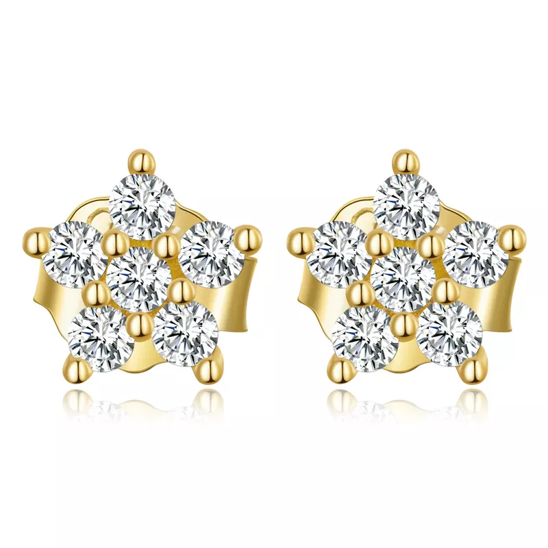 pandora stili mini çiçek küpe bse598 b