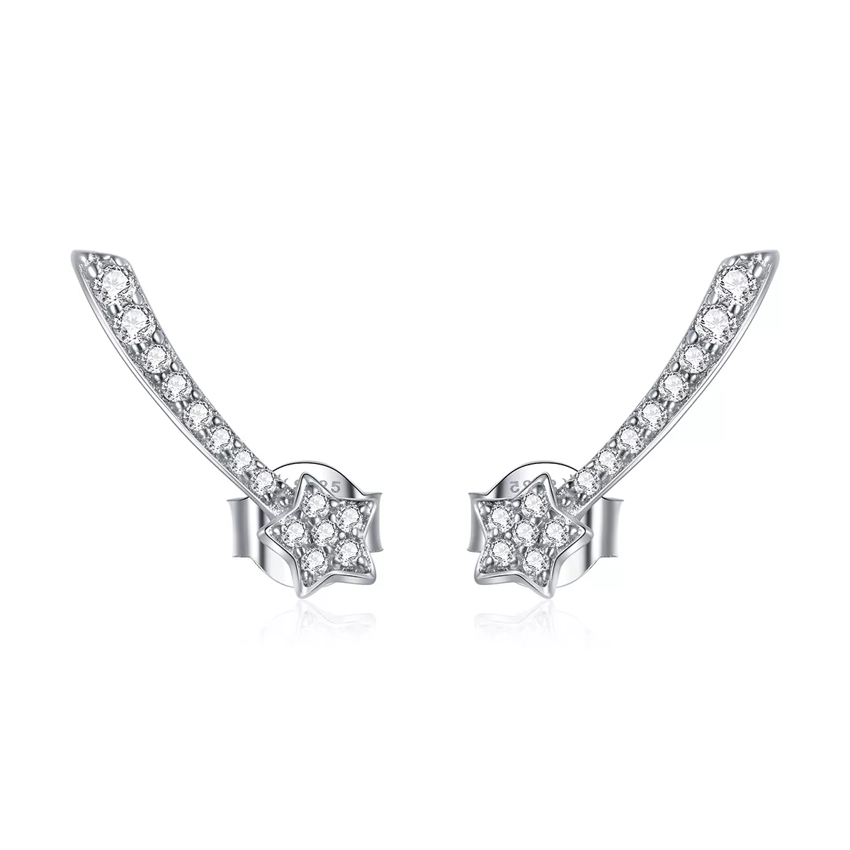 pandora stili parlayan meteor küpe bse486