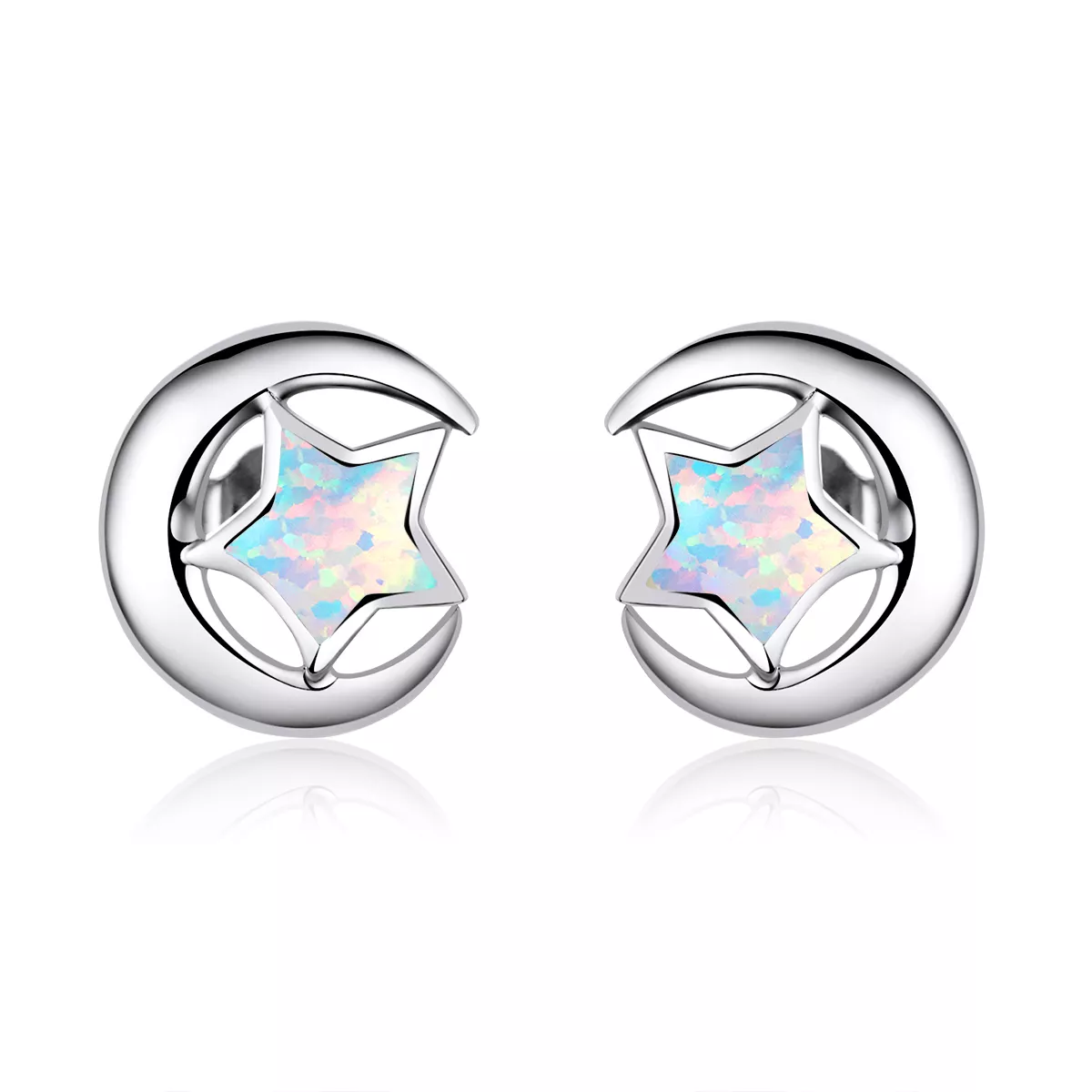 pandora tarzı opal ay küpe sce816 a