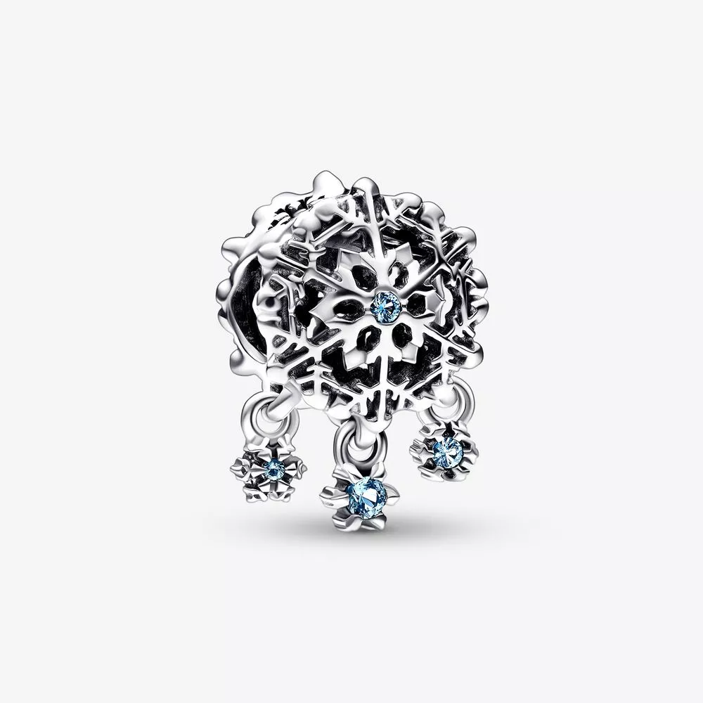 pandora buzlu kar tanesi düşen kolye 792367c01