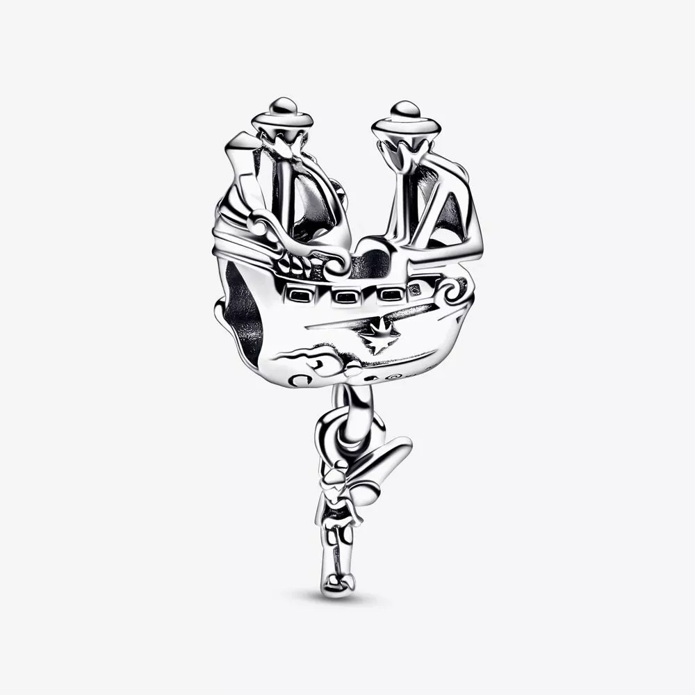pandora disney tinker bell & captain hooks pirate ship charm 792521c00