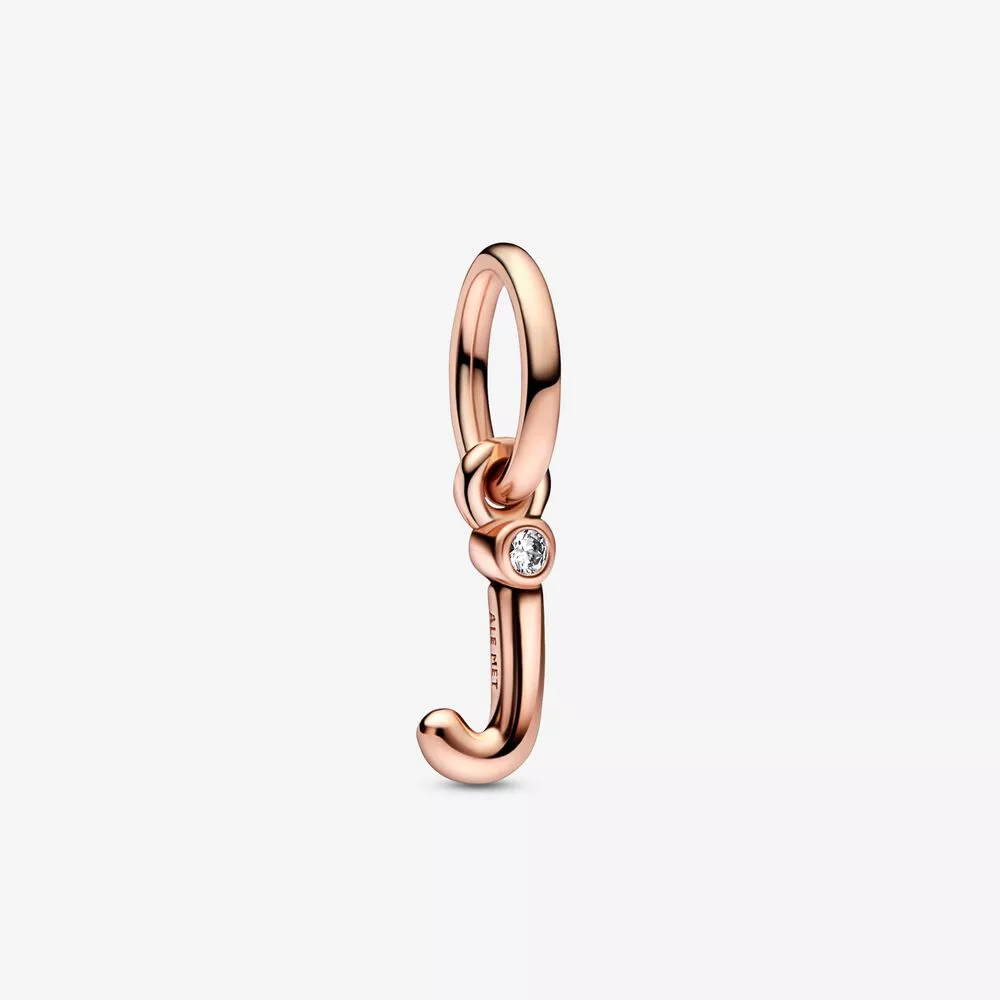 pandora harf j script alfabesi asılı charm 782465c01