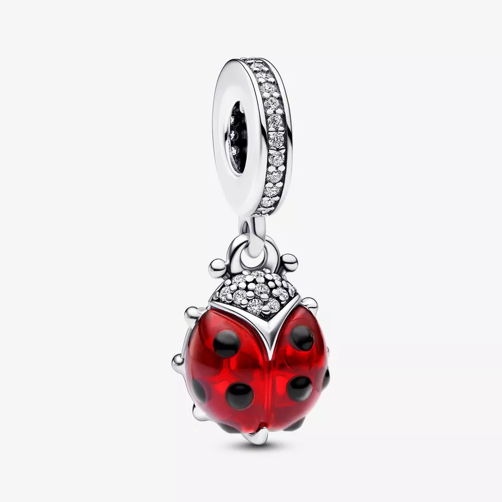 pandora kırmızı uğur böceği asma şanslı sembol 792571c01