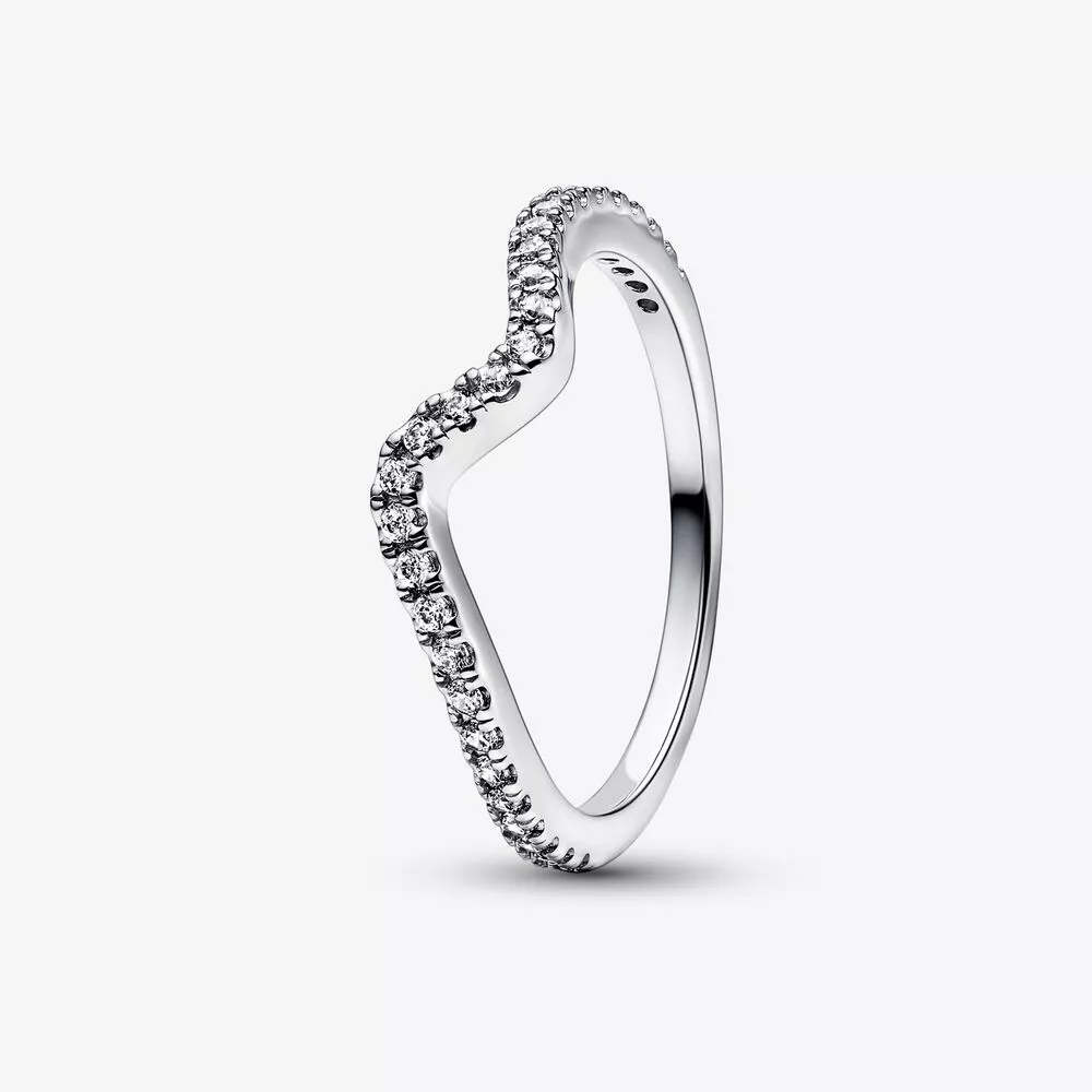 pandora parlak dalga yüzük 192539c01