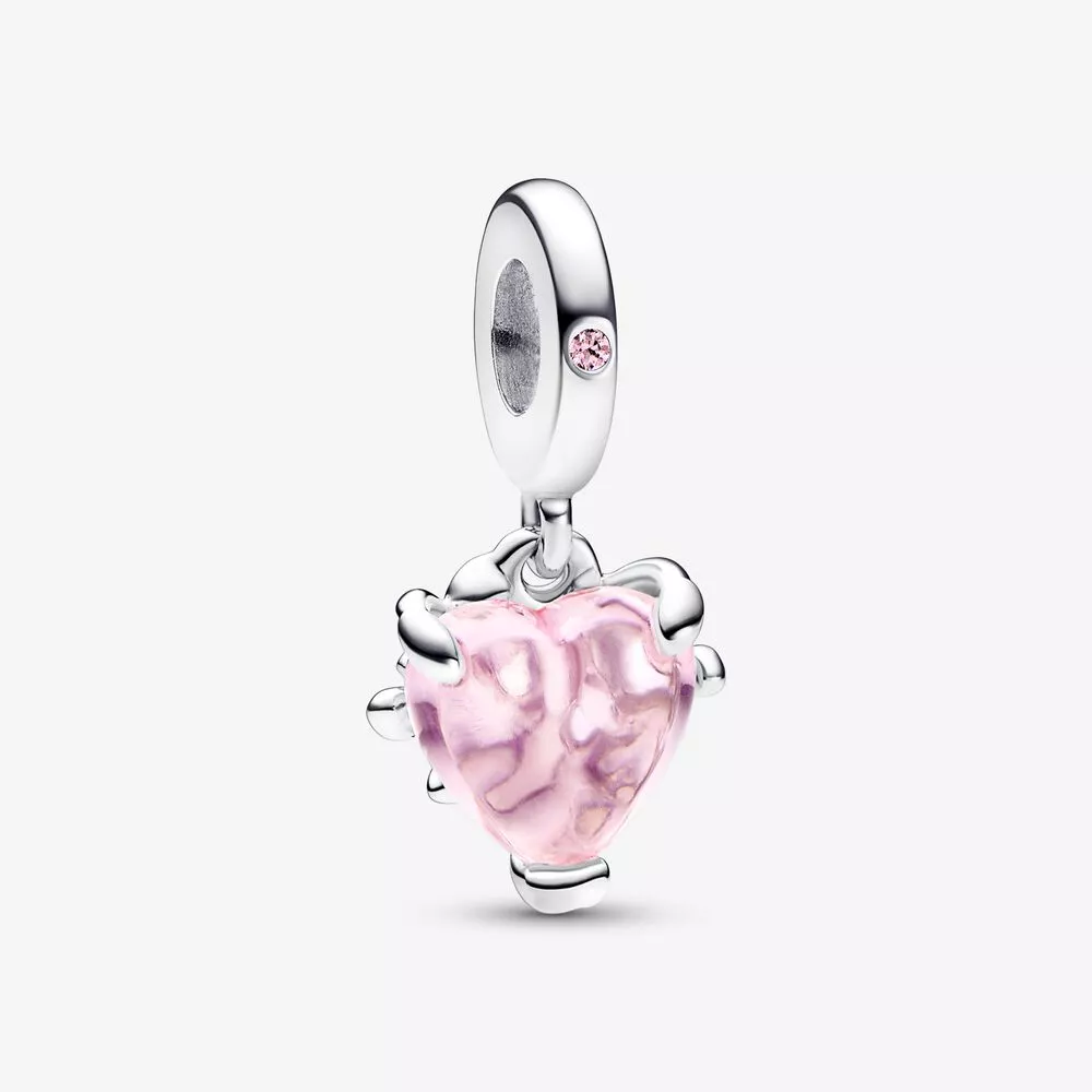 pandora pembe aile ağacı ve kalp sallantılı şanslı boncuk 792654c01