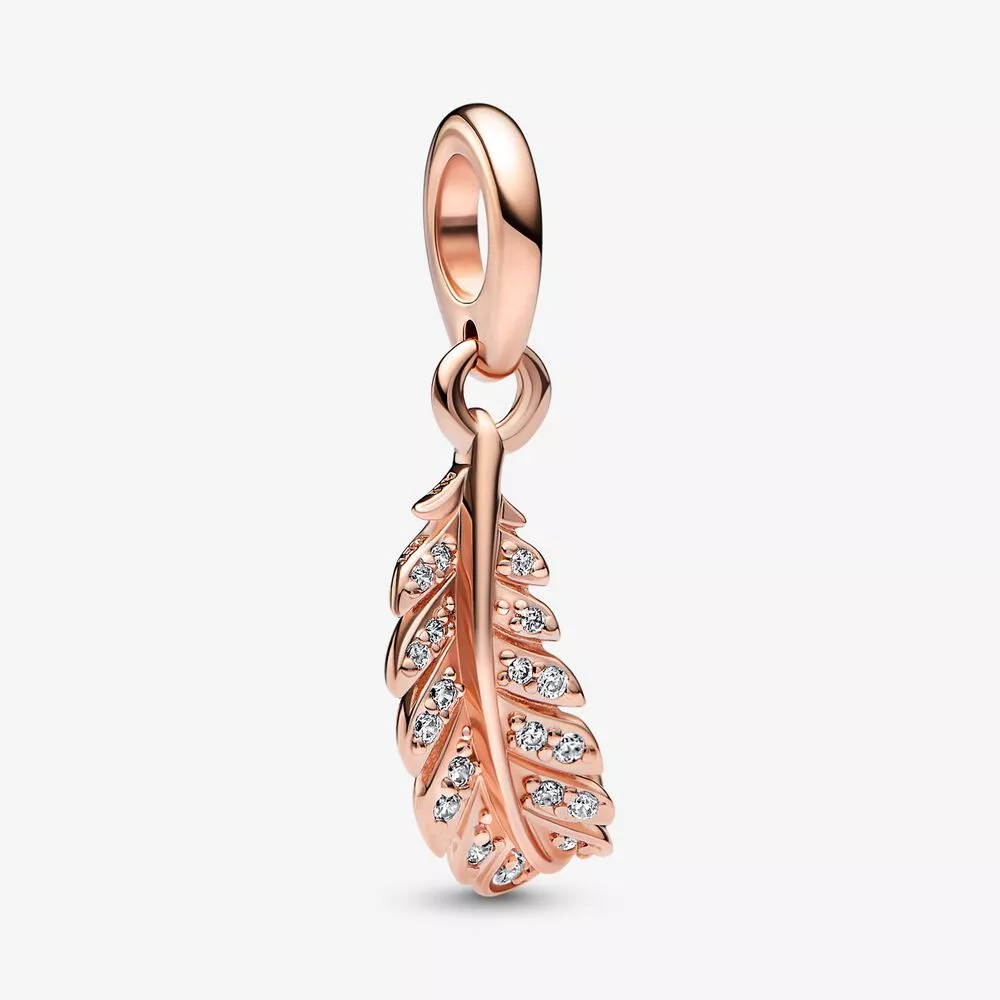 pandora yüzen kavisli tüy asma süs 782578c01