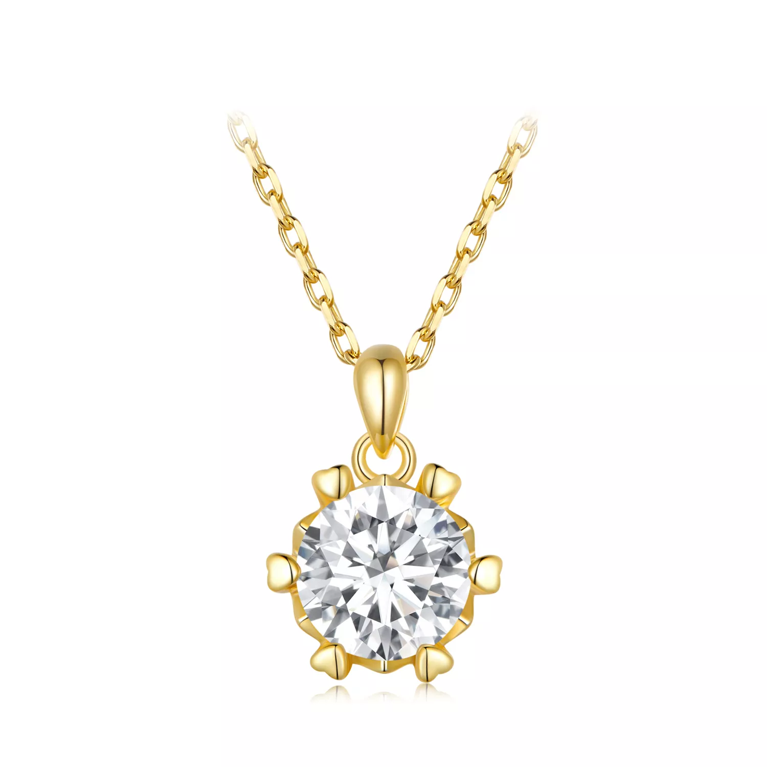 lüks moissanite ile pandora tarzı kolye msn006 b