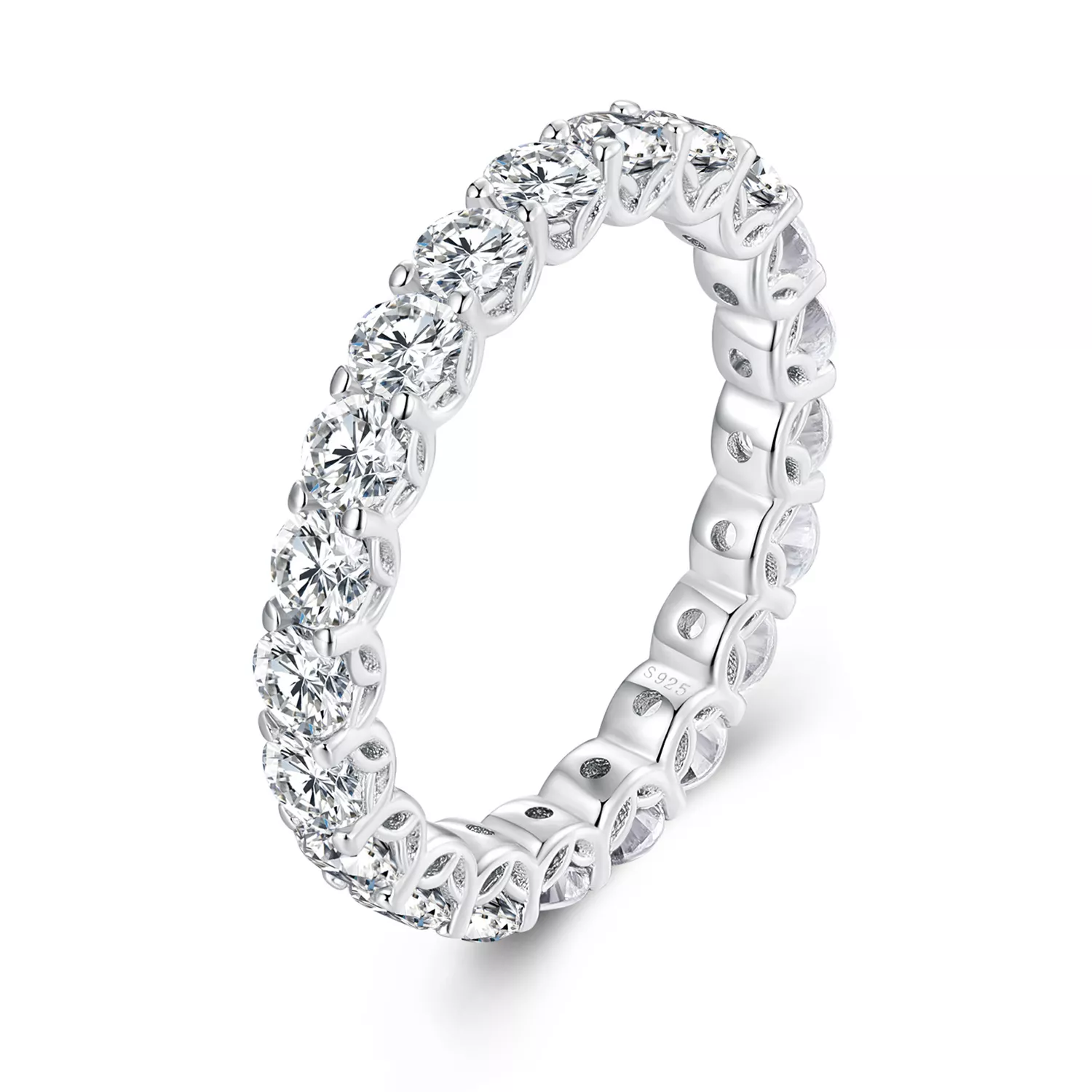 pandora stili i̇nce moissanite yüzük msr029