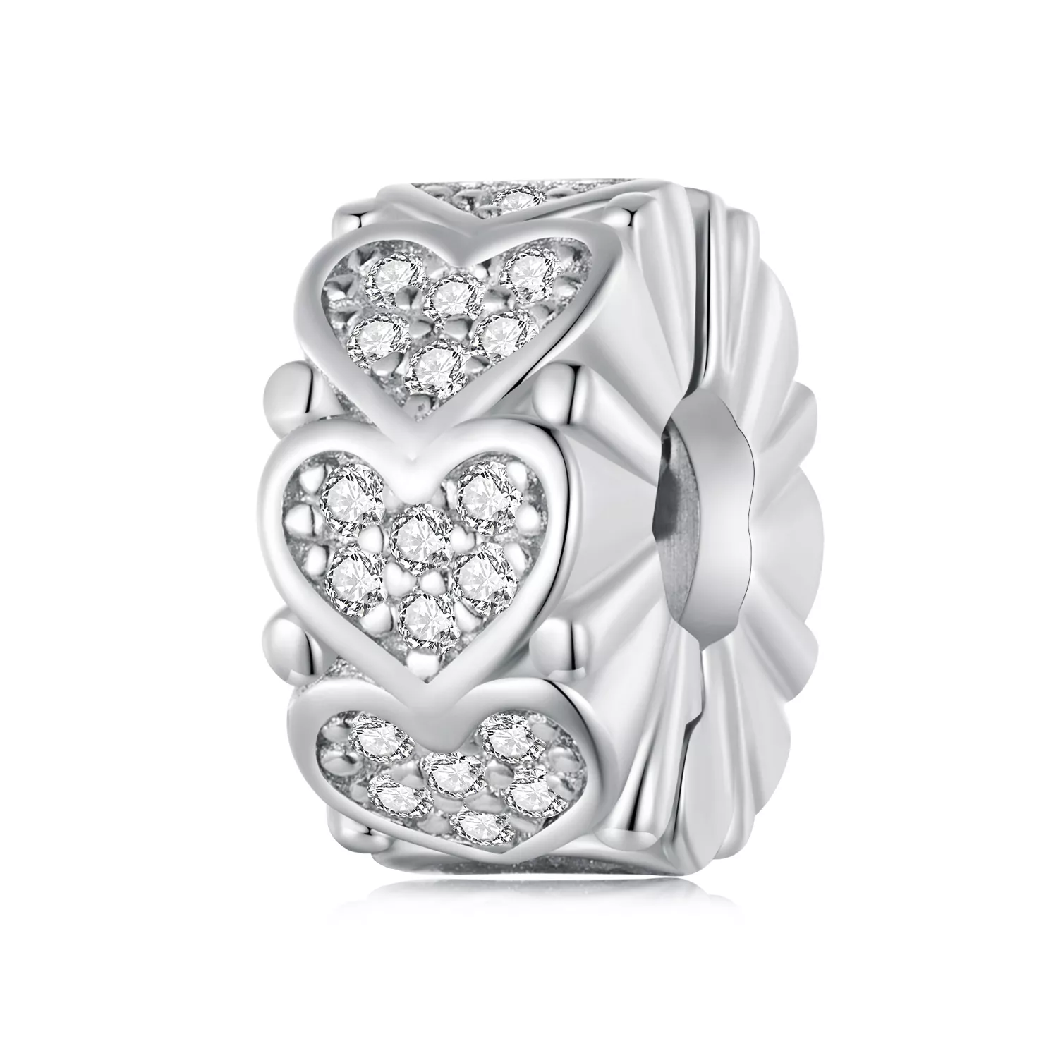 pandora tarzı kalp spacer bsc885