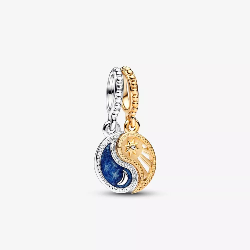 pandora i̇ki tonlu bölünebilir güneş & ay asılı şanslı bilezik 762678c01