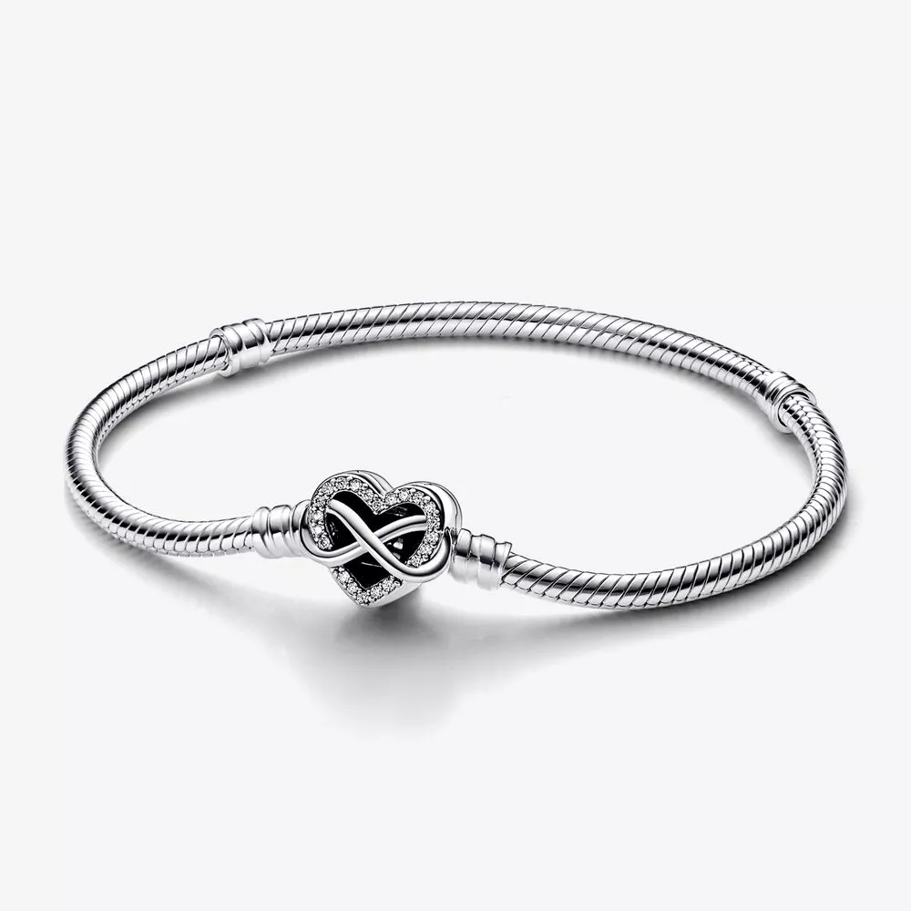 pandora moments parlak sonsuzluk kalp toka yılan zincir bileklik 592645c01
