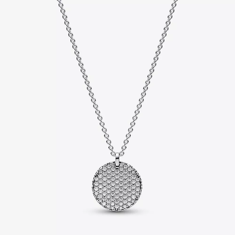 pandora timeless pavé yuvarlak kolye 392632c01 45