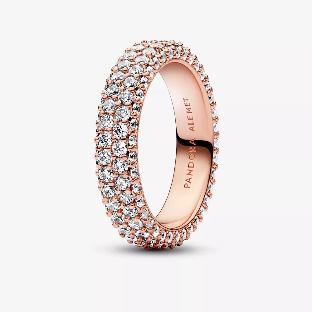 pandora timeless pavé çift sıra yüzük 182629c01