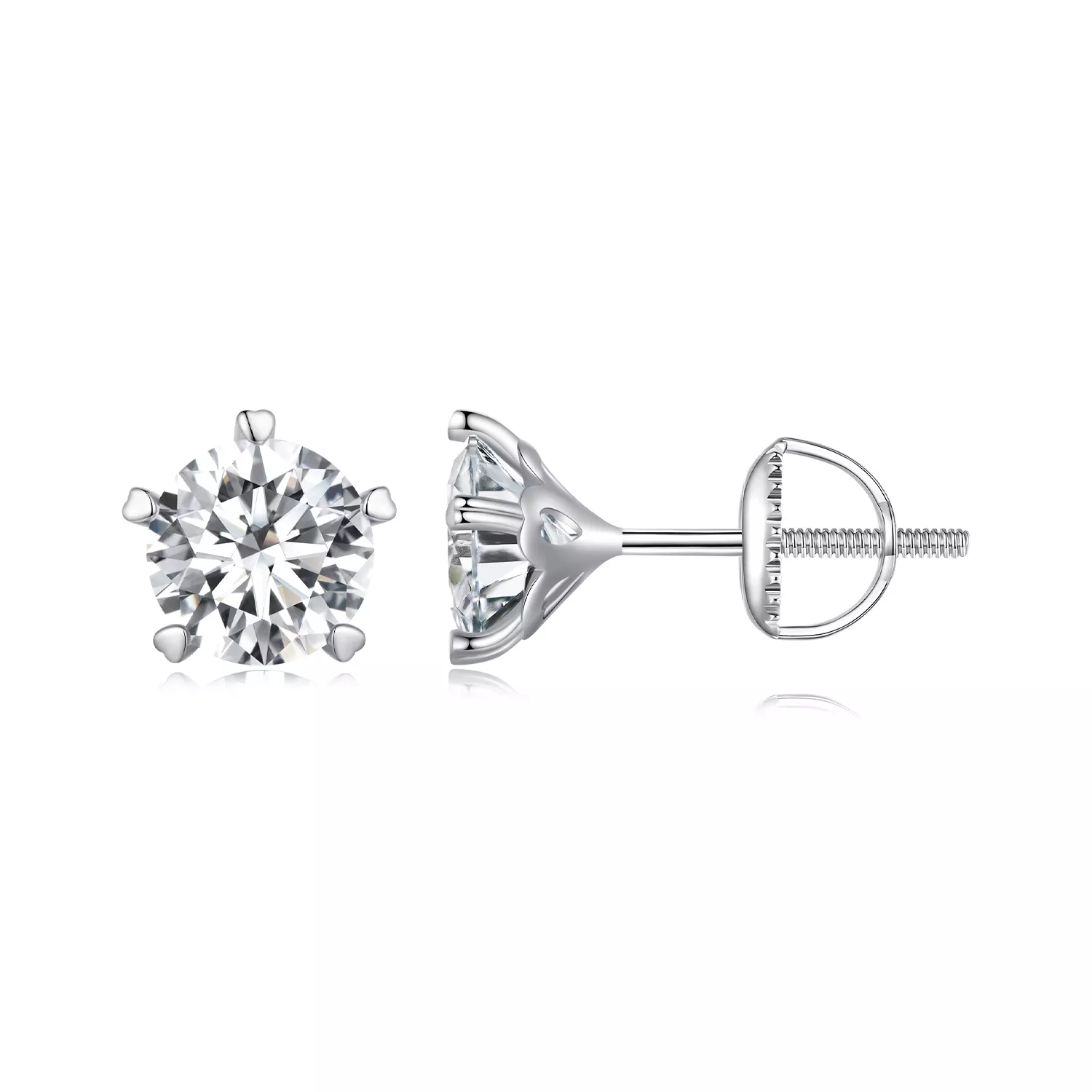 pandora stil 1 karat moissanit küpe mse024 l