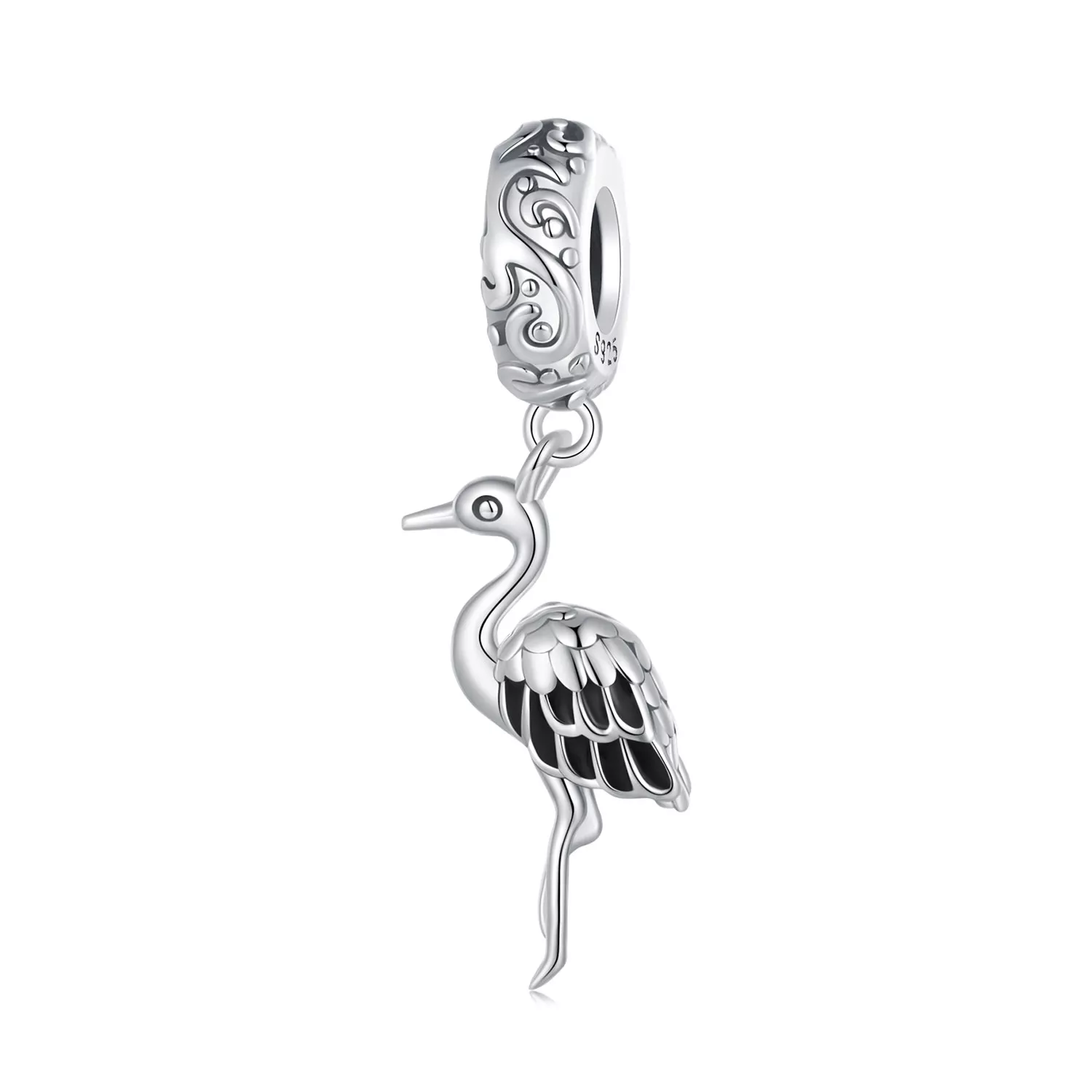 pandora stil beyaz leylek asılı scc2635