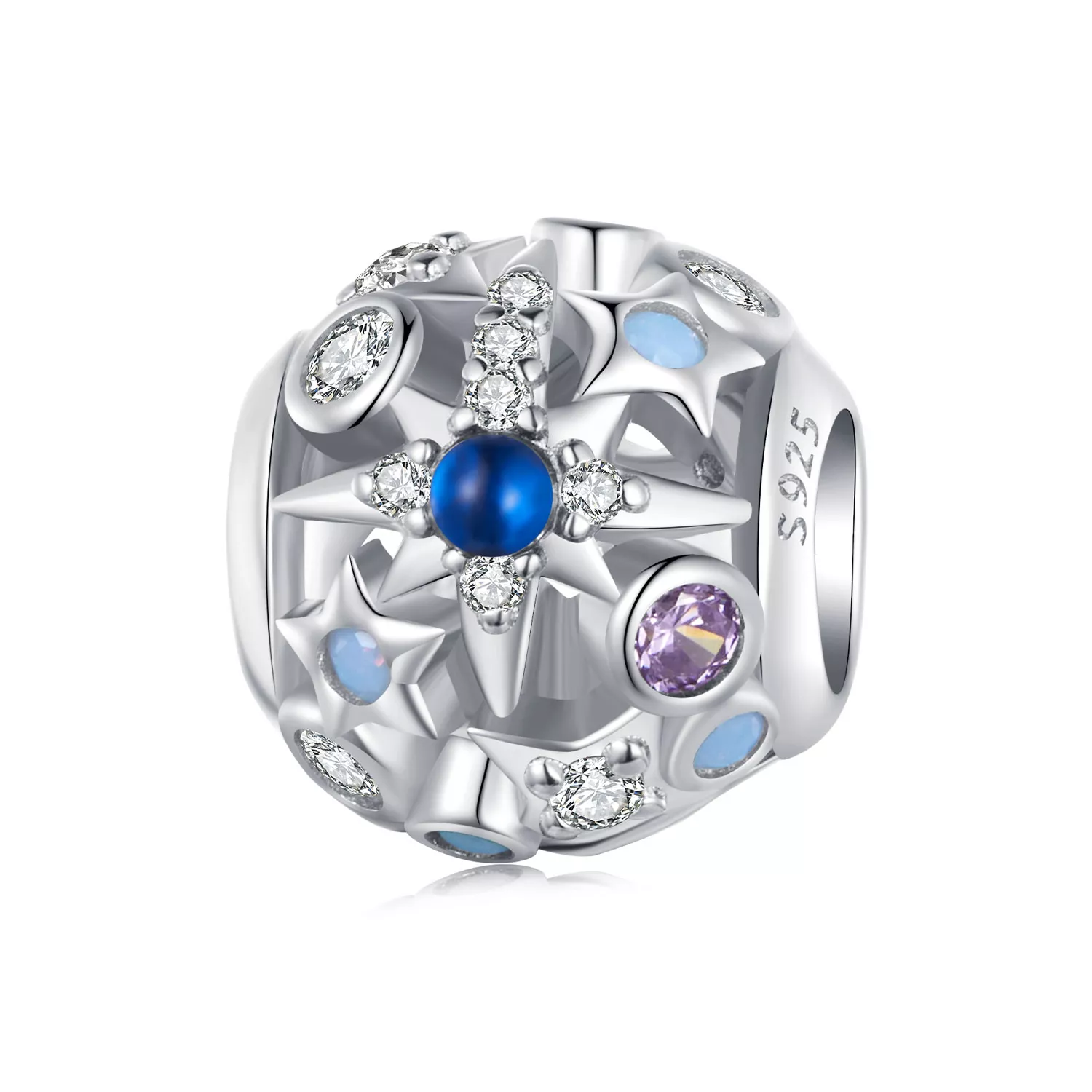 pandora stil gündüz ve gece yıldızı charmi scc2554