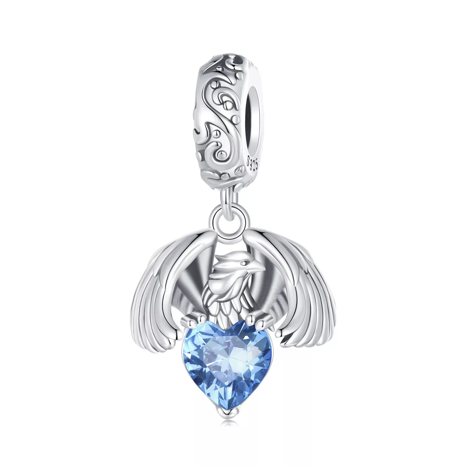 pandora stili beyaz kartal asılı scc2636