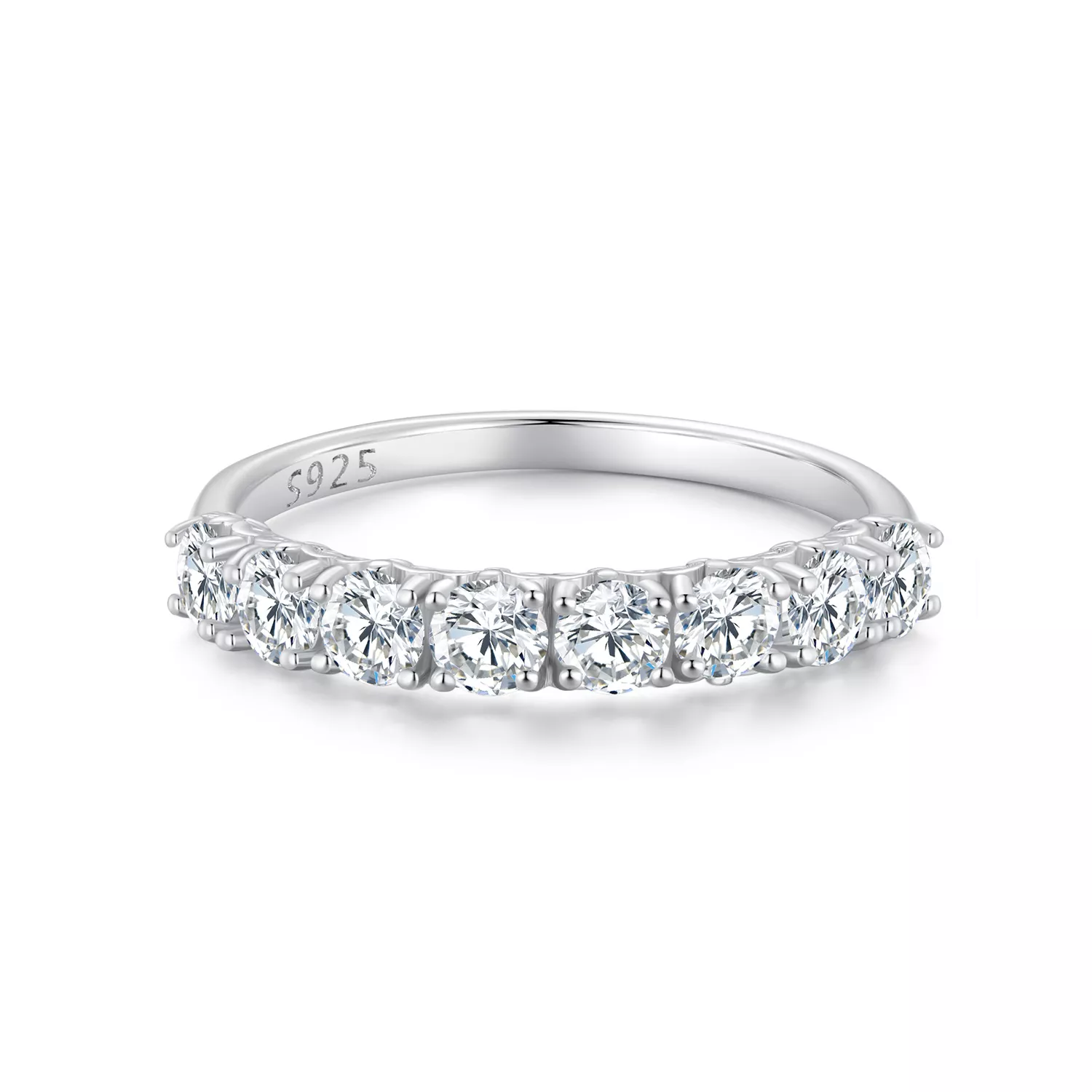pandora stili desenli moissanite yüzük bir sertifika msr015