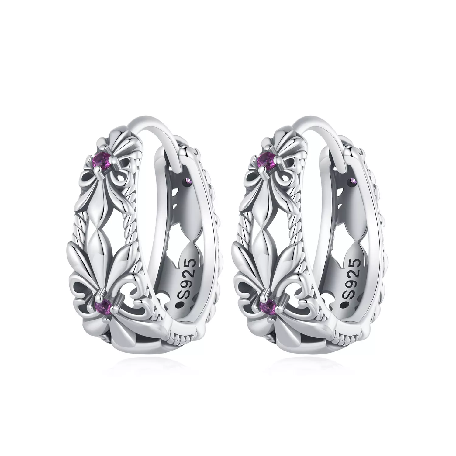 pandora stili iris vintage halka küpe sce1649