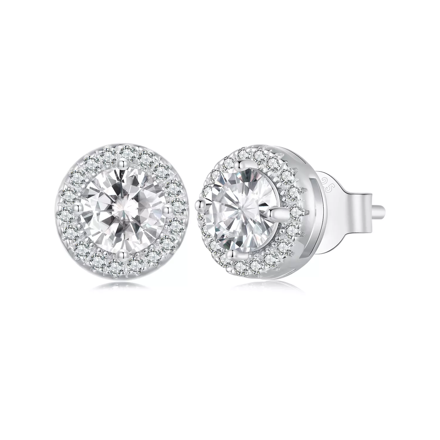 pandora stili işıltılı lüks küpe bse893