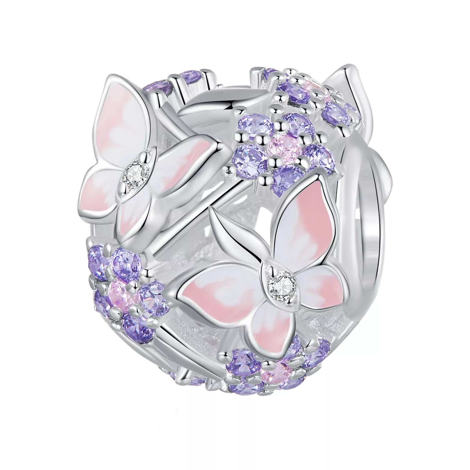 pandora stili kelebek zirkon kolye scc2463