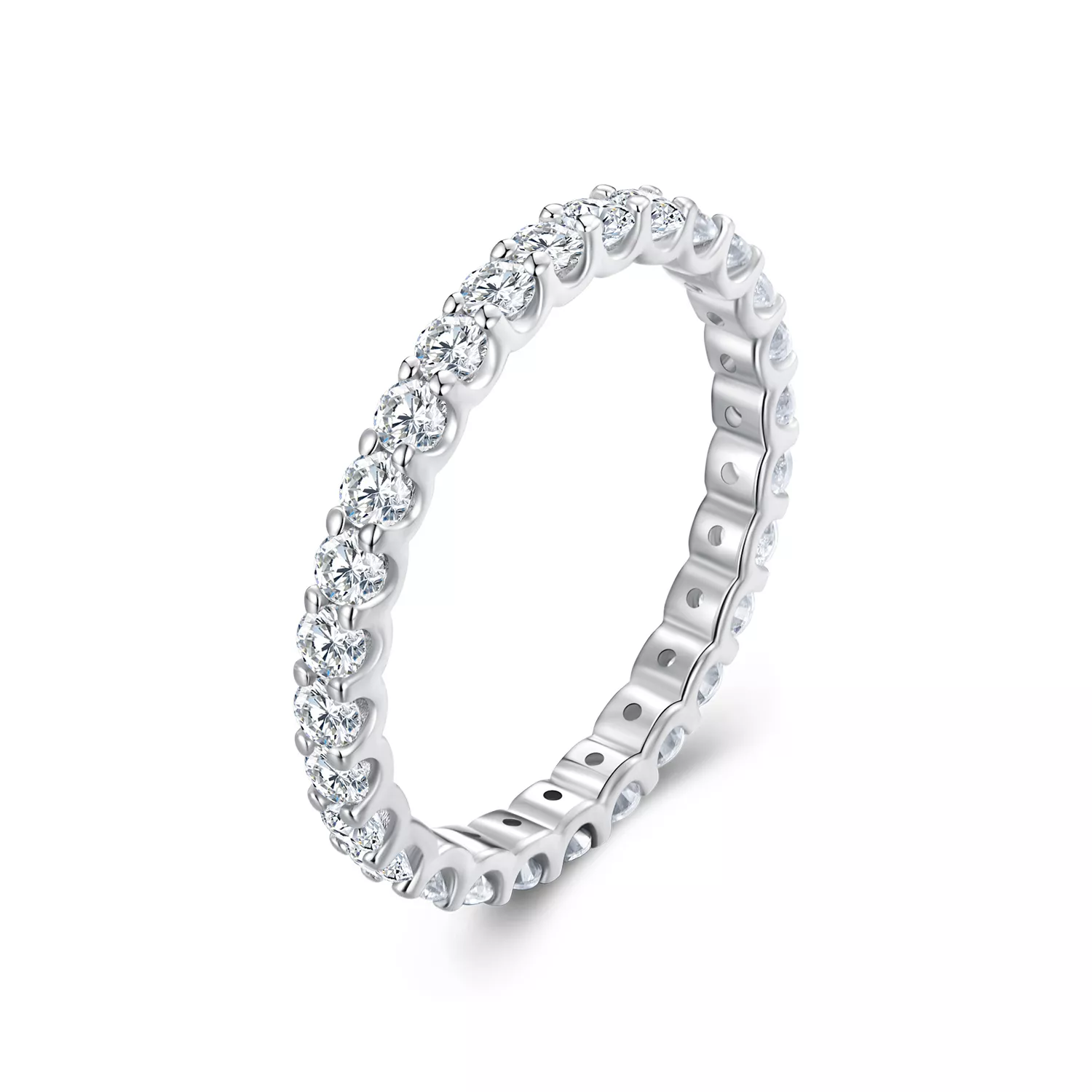 pandora stili moissanite yüzük msr034