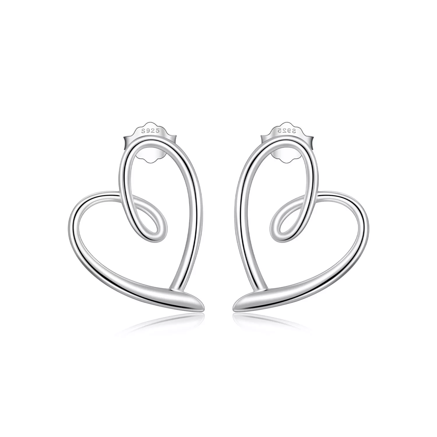 pandora stili sarılmış aşk küpeleri bse871