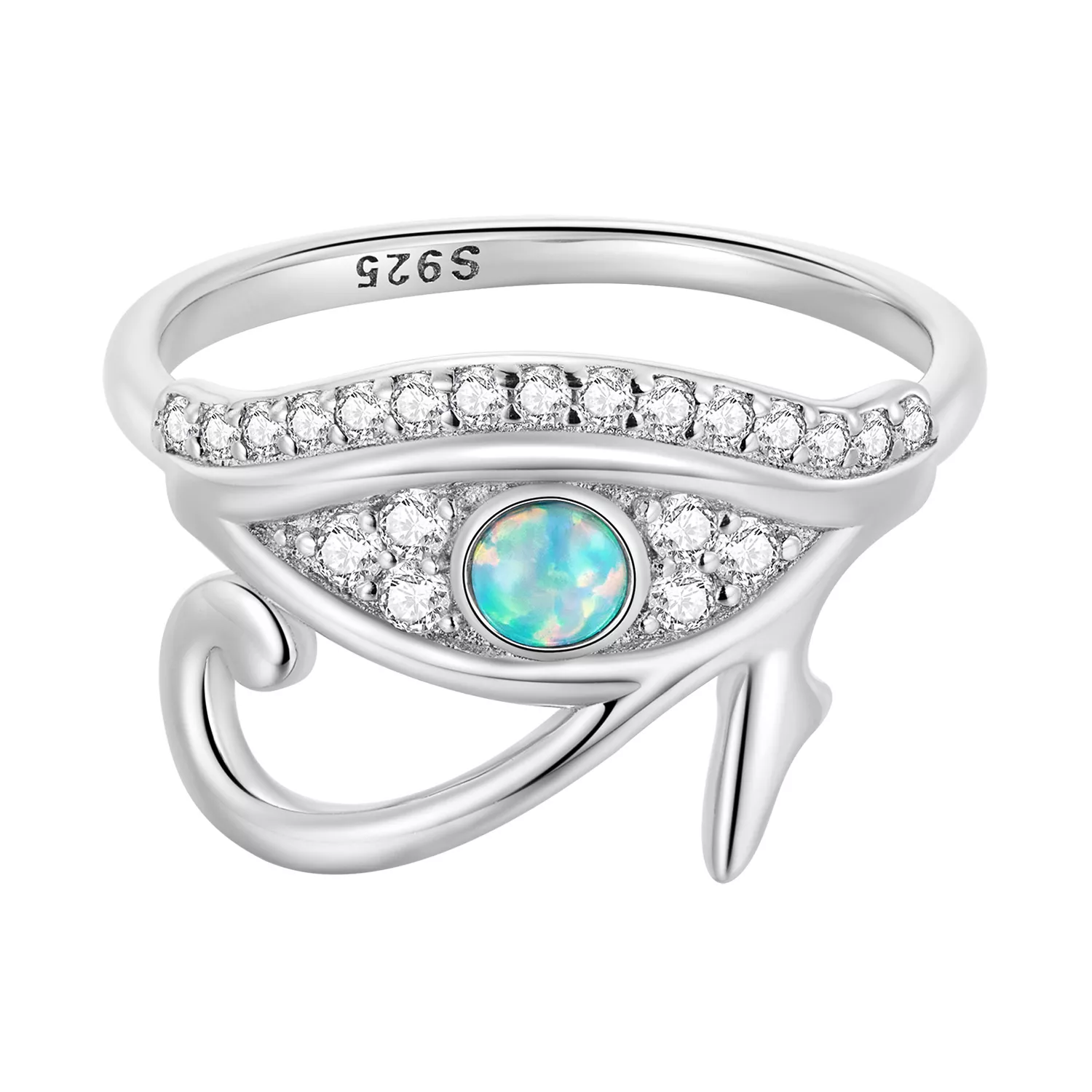 pandora stili zirkon horus gözü yüzük bsr403