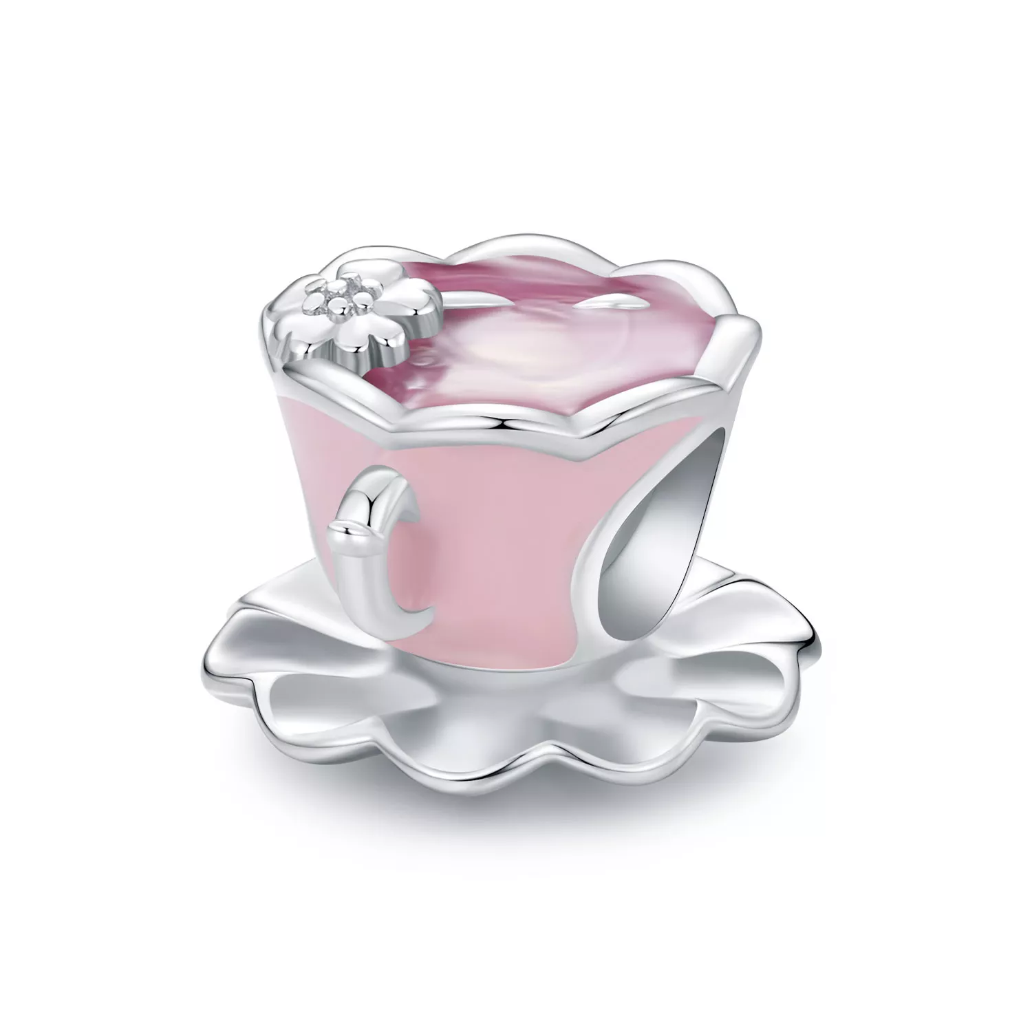 pandora stili çiçekli çay bardağı şansı scc2563
