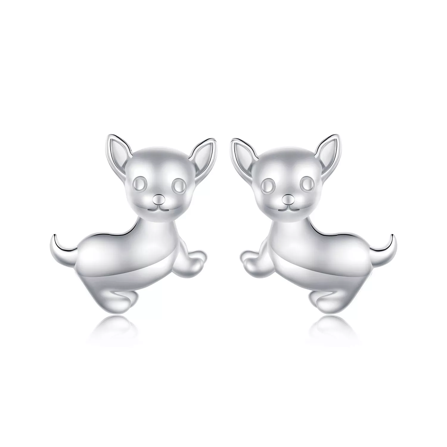 pandora tarzı chihuahua çivi küpeler sce1620