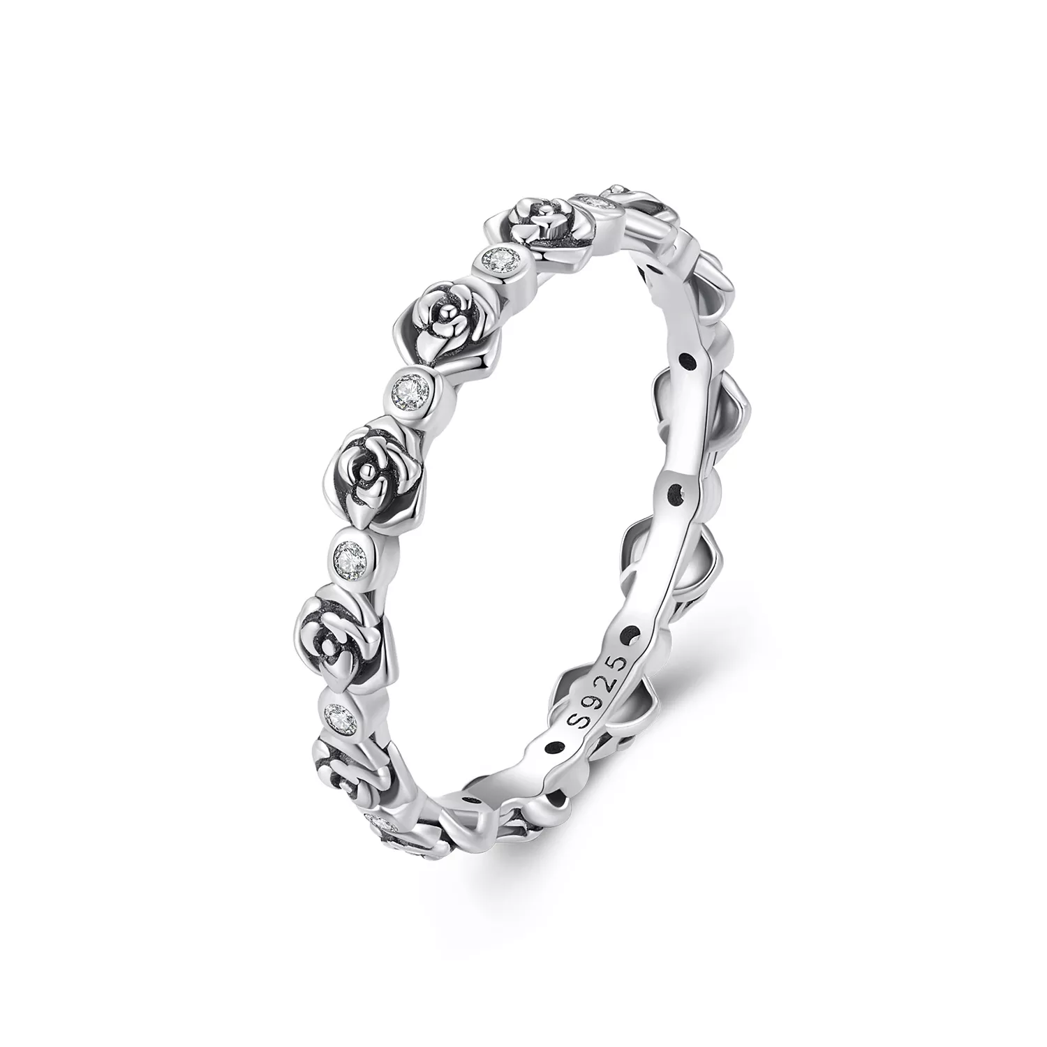 pandora tarzı gül yüzük scr960
