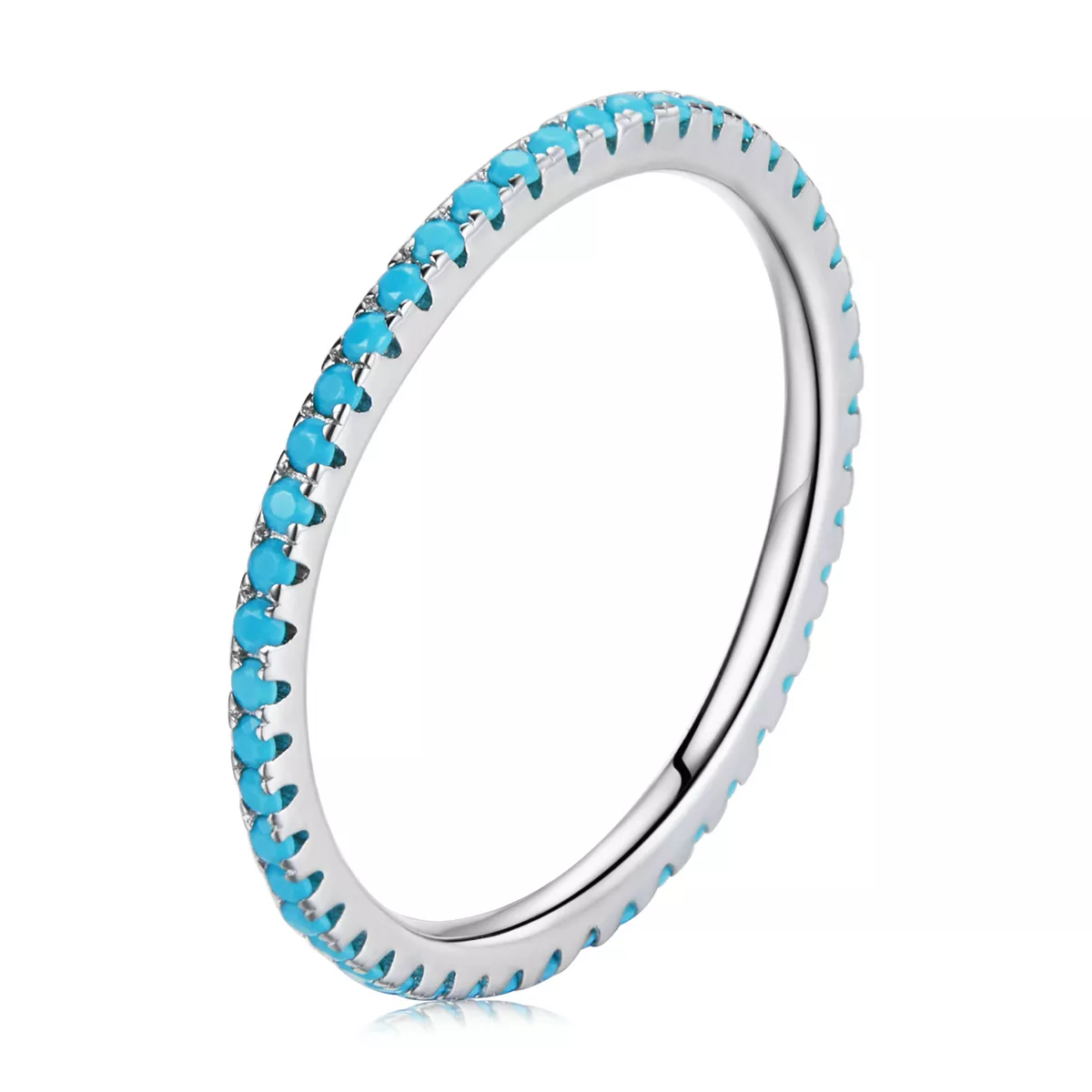 pandora tarzı mavi moda peri yüzük scr066 bu
