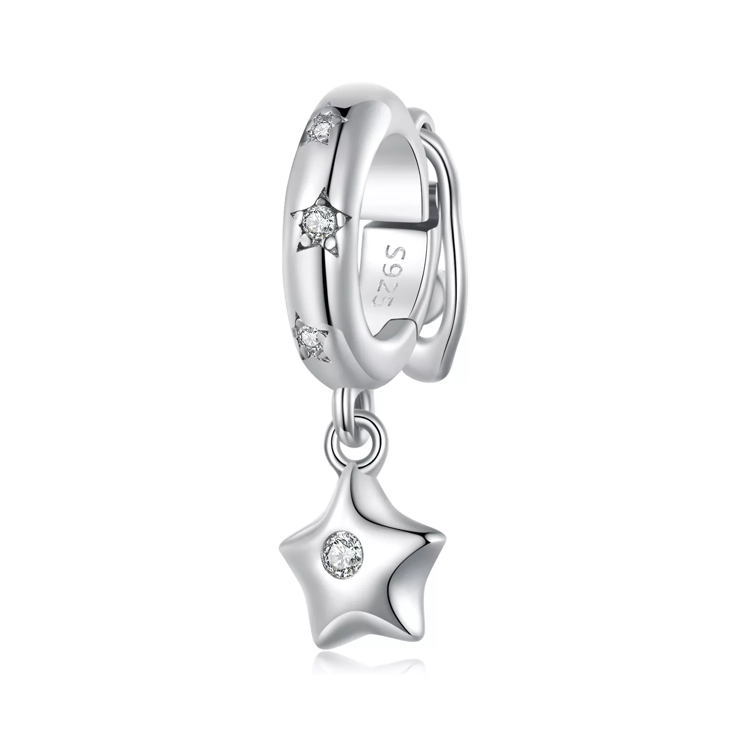 pandora tarzı yıldız universal toka spacer bsc889