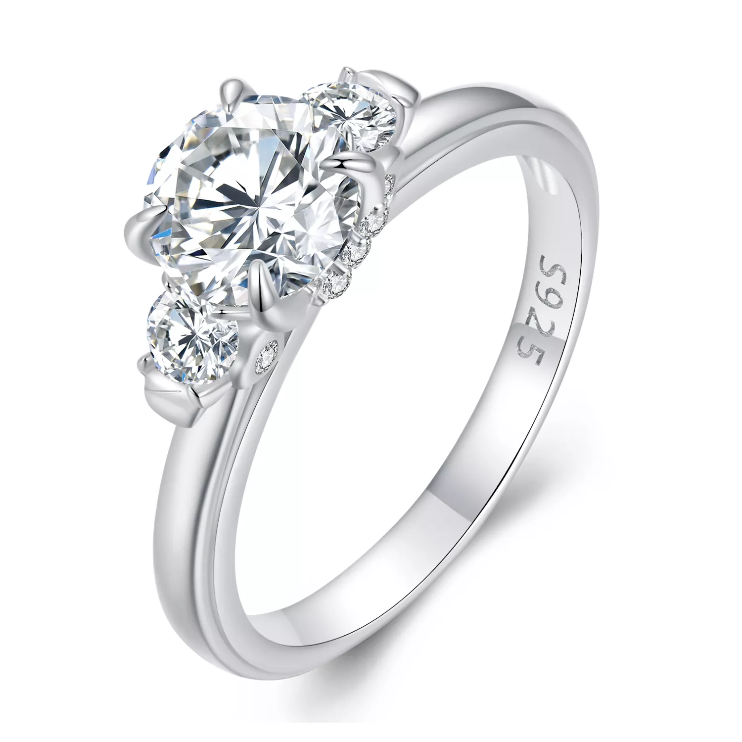 pandora tarzında zarif moissanite yüzük msr022