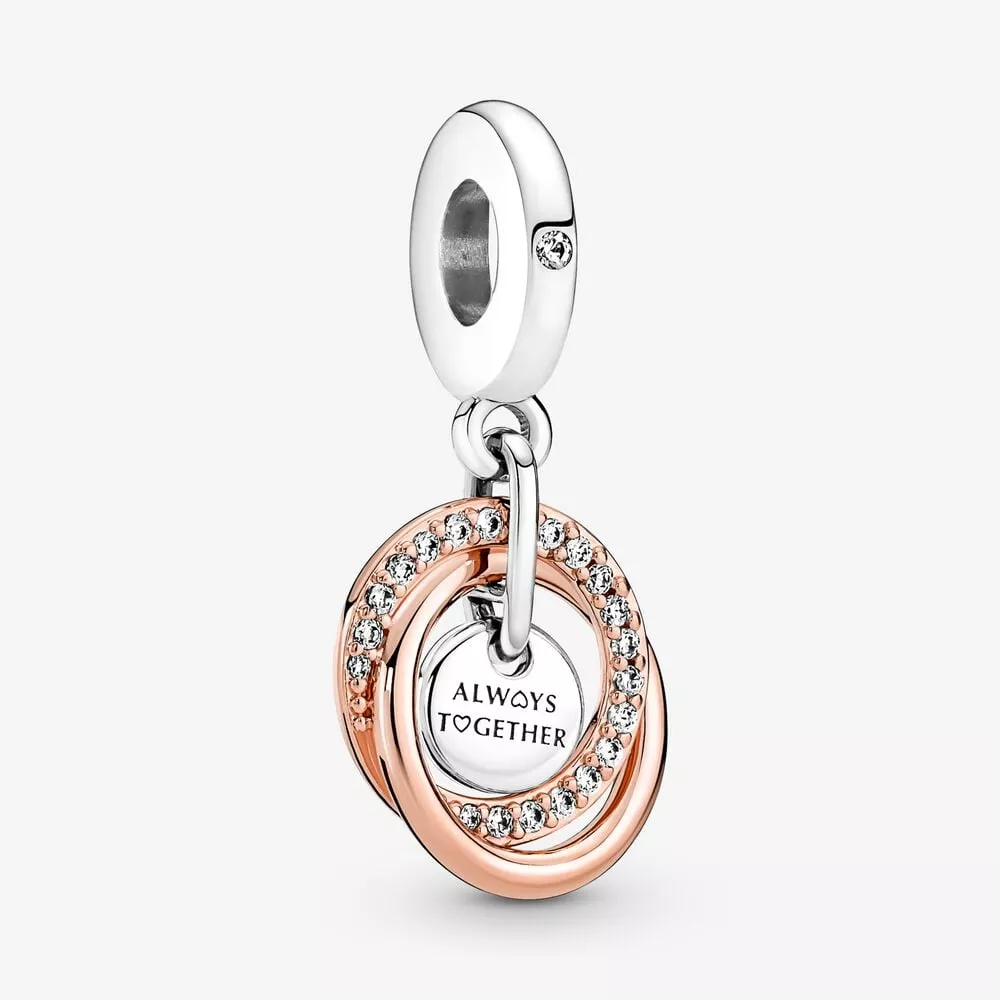 pandora ailesi her zaman çevrelenmiş sallantılı charm 780797c01