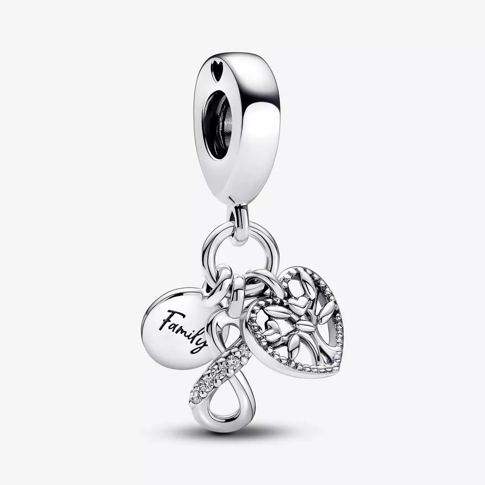 pandora ailesi sonsuzluk üçlü sallantılı charm 792201c01