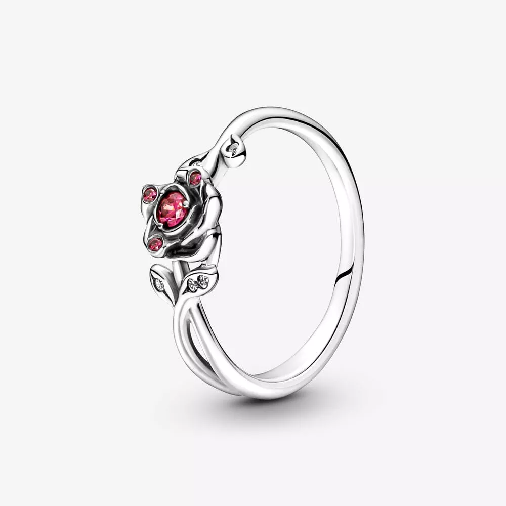 pandora disney güzel ve çirkin gül yüzük 190017c01