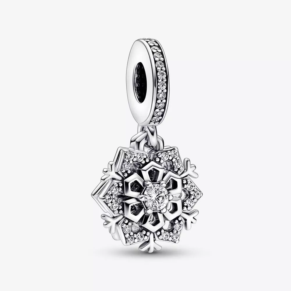 pandora köpüklü kar tanesi i̇kili sallantılı charm 792355c01